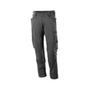 Mascot Hose mit Knietaschen, Stretchstoff Hose dunkelanthrazit