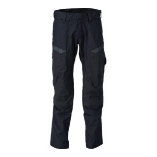 Mascot Hose Multisafe 90C50 schwarzblau hi-vis gelb mit Knietaschen Stretch-Einsätze