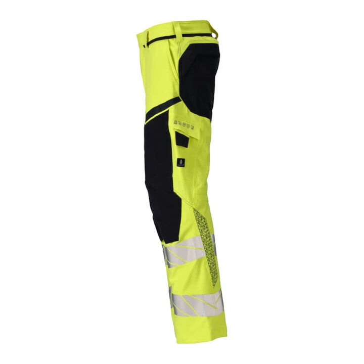 Mascot Hose Multisafe ULTIMATE STRETCH hi-vis gelb/schwarzblau Größe 76C48