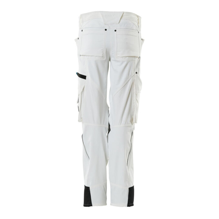 Mascot Hose Pearl Damen 76C44 weiss mit Knietaschen