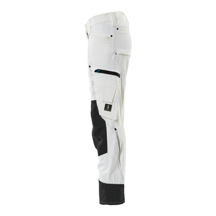 Mascot Hose Pearl Damen 82C44 weiss mit Knietaschen