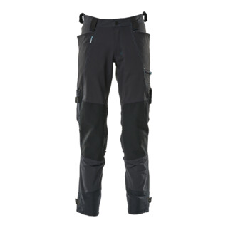 Mascot Hose Stretch 82C49 schwarzblau mit Knietaschen aus Dyneema