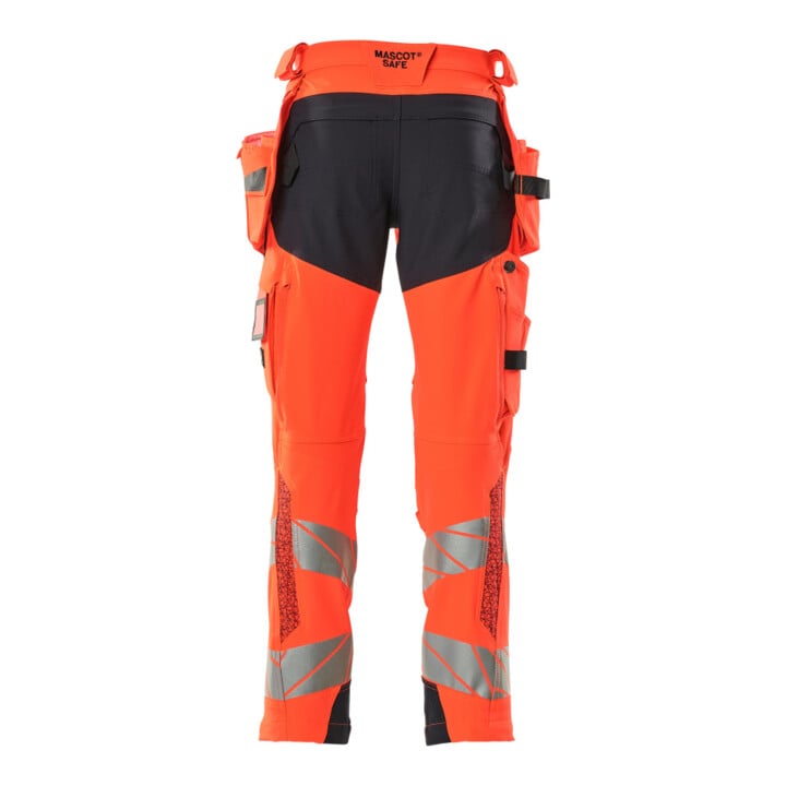Mascot Hose ULTIMATE STRETCH 76C47 Hi-vis rot/schwarzblau
