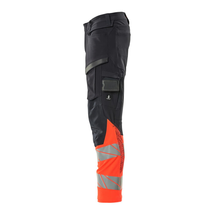 Mascot Hose ULTIMATE STRETCH 76C48 schwarzblau hi-vis rot