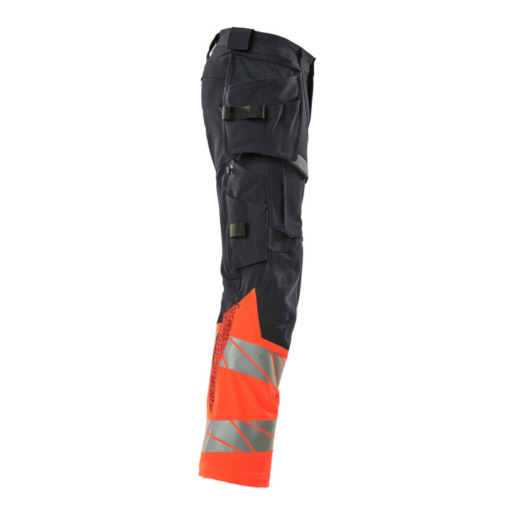 Mascot Hose ULTIMATE STRETCH 76C48 schwarzblau hi-vis rot