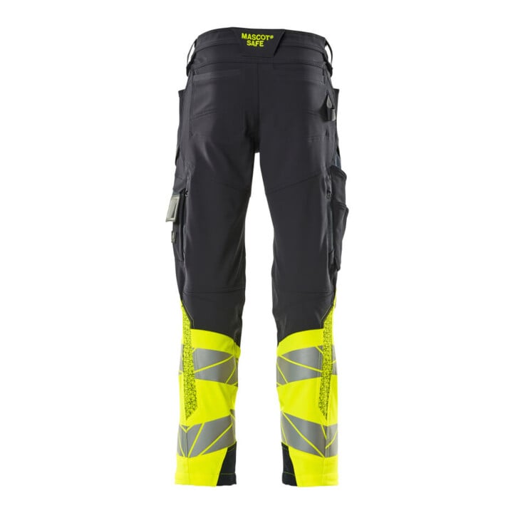 Mascot Hose ULTIMATE STRETCH 76C49 schwarzblau hi-vis gelb