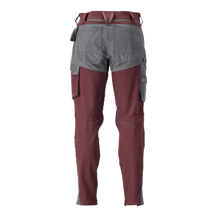 Mascot Hose ULTIMATE STRETCH 76C50 bordeaux/anthrazitgrau