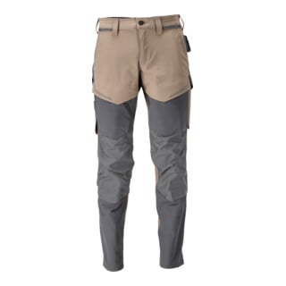 Mascot Hose ULTIMATE STRETCH 76C51 dunkles sandbeige/anthrazitgrau
