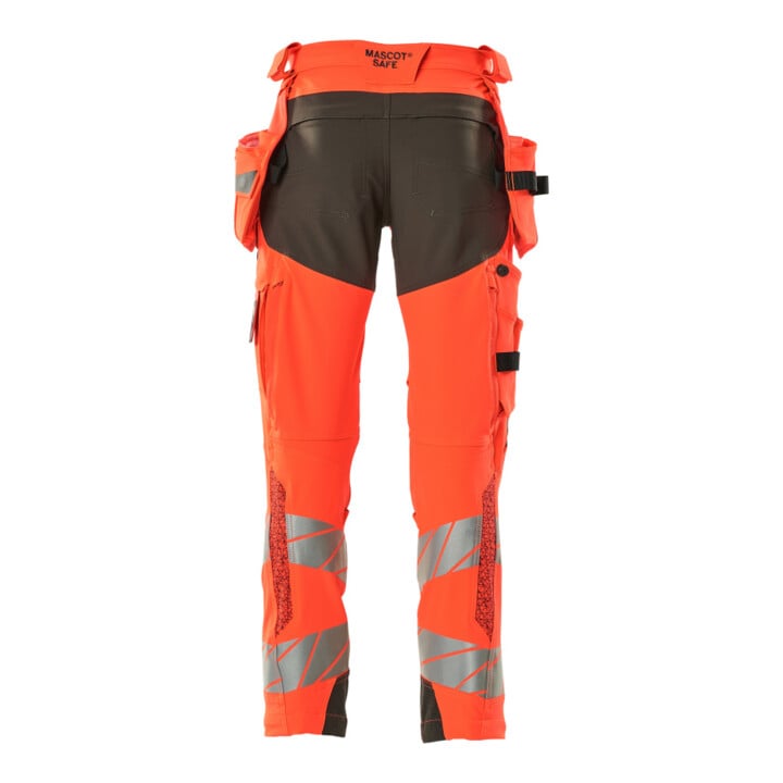 Mascot Hose ULTIMATE STRETCH 76C51 hi-vis rot/dunkelanthrazit