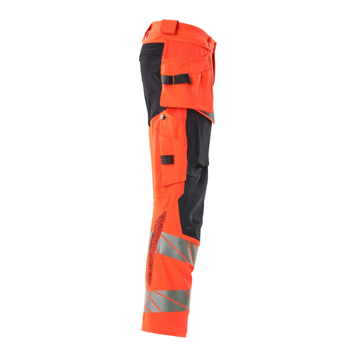 Mascot Hose ULTIMATE STRETCH 76C51 Hi-vis rot/schwarzblau
