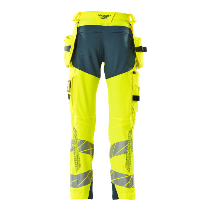 Mascot Hose ULTIMATE STRETCH 76C52 hi-vis gelb/dunkelpetroleum