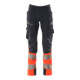 Mascot Hose ULTIMATE STRETCH 76C52 schwarzblau/hi-vis rot
