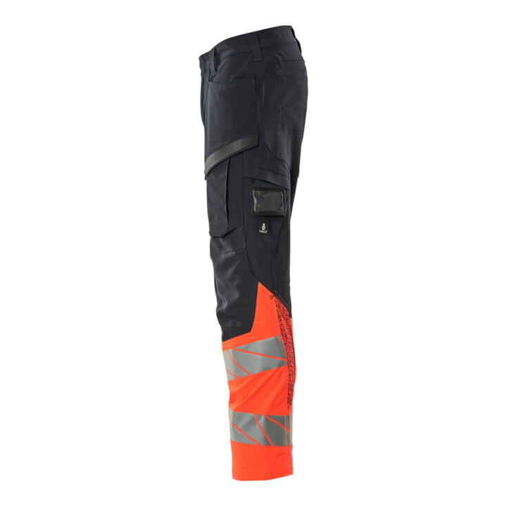 Mascot Hose ULTIMATE STRETCH 76C52 schwarzblau/hi-vis rot