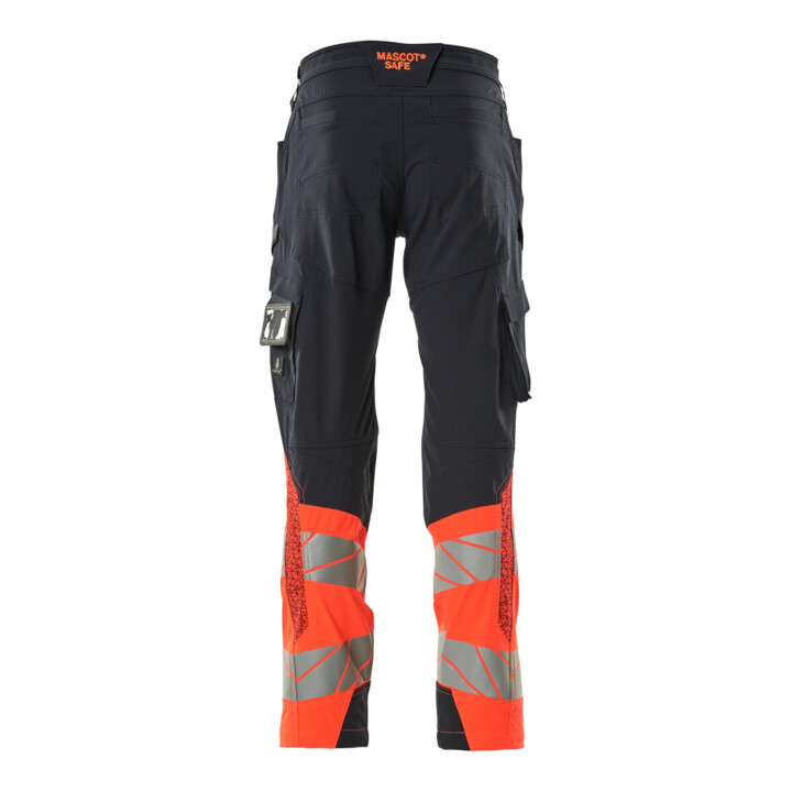 Mascot Hose ULTIMATE STRETCH 76C52 schwarzblau/hi-vis rot