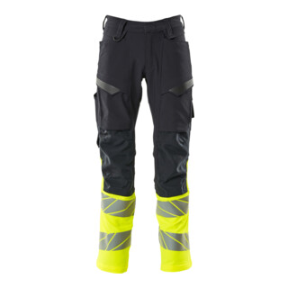 Mascot Hose ULTIMATE STRETCH 76C54 schwarzblau/hi-vis gelb