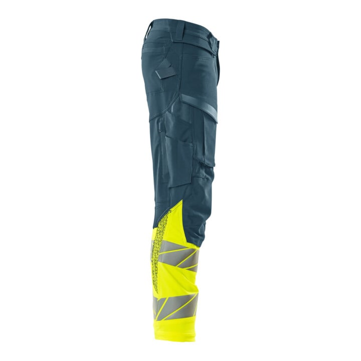 Mascot Hose ULTIMATE STRETCH 76C58 dunkelpetroleum hi-vis gelb