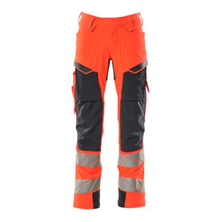 Mascot Hose ULTIMATE STRETCH 76C58 Hi-vis rot/schwarzblau