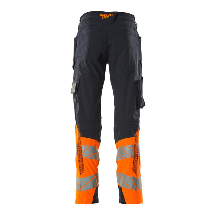 Mascot Hose ULTIMATE STRETCH 76C58 schwarzblau/hi-vis orange