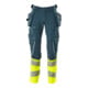Mascot Hose ULTIMATE STRETCH 82C44 dunkelpetroleum hi-vis gelb