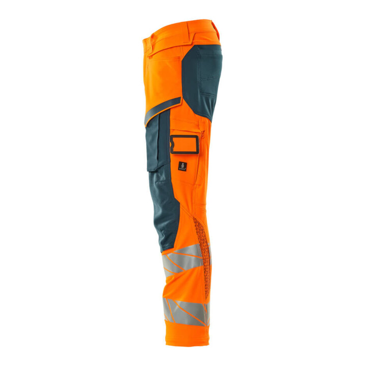Mascot Hose ULTIMATE STRETCH 82C45 hi-vis orange/dunkelpetroleum