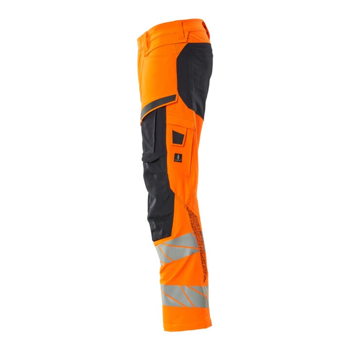 Mascot Hose ULTIMATE STRETCH 82C45 hi-vis orange/schwarzblau