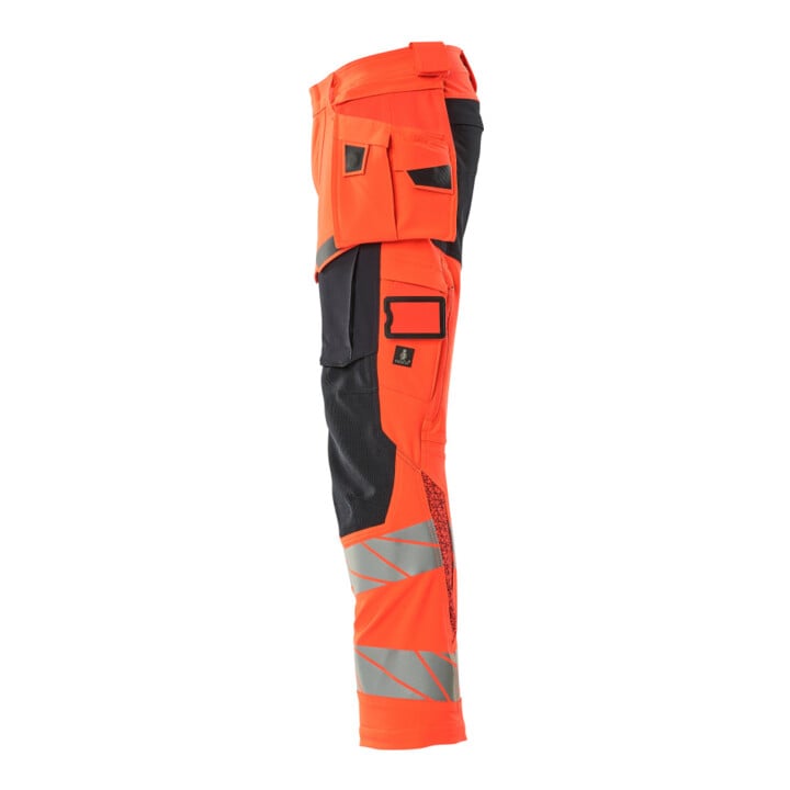 Mascot Hose ULTIMATE STRETCH 82C45 Hi-vis rot/schwarzblau