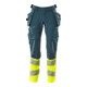Mascot Hose ULTIMATE STRETCH 82C46 dunkelpetroleum/hi-vis gelb
