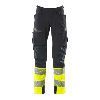 Mascot Hose ULTIMATE STRETCH 82C46 schwarzblau/hi-vis gelb