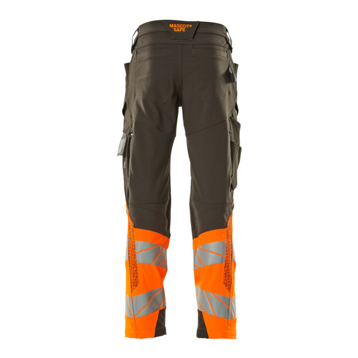 Mascot Hose ULTIMATE STRETCH 82C49 dunkelanthrazit/hi-vis orange
