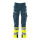 Mascot Hose ULTIMATE STRETCH 82C50 dunkelpetroleum hi-vis gelb