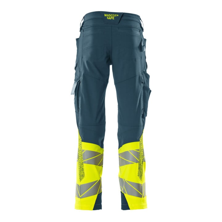 Mascot Hose ULTIMATE STRETCH 82C50 dunkelpetroleum hi-vis gelb