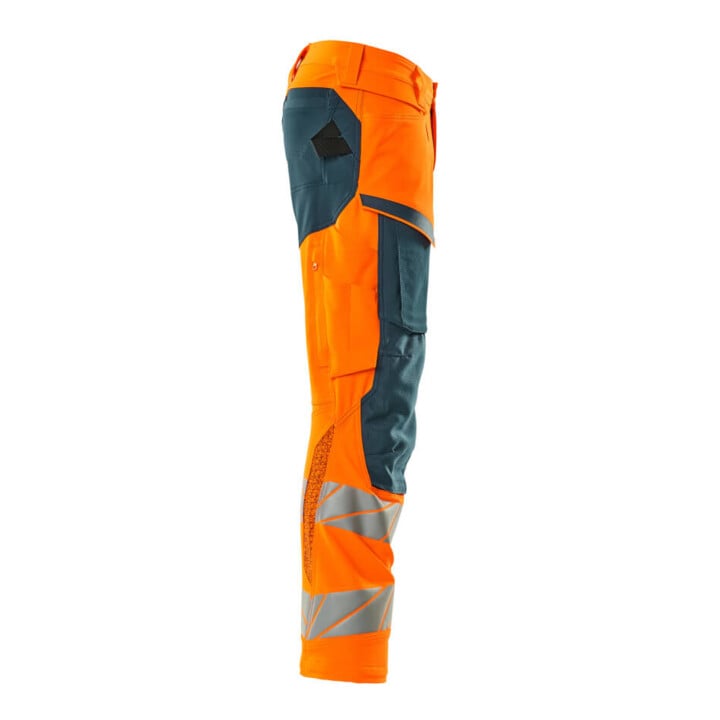 Mascot Hose ULTIMATE STRETCH 82C50 hi-vis orange/dunkelpetroleum