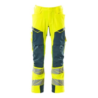 Mascot Hose ULTIMATE STRETCH 82C51 hi-vis gelb/dunkelpetroleum