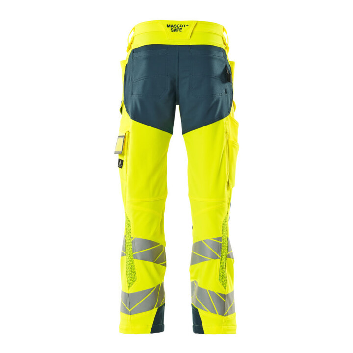 Mascot Hose ULTIMATE STRETCH 82C51 hi-vis gelb/dunkelpetroleum
