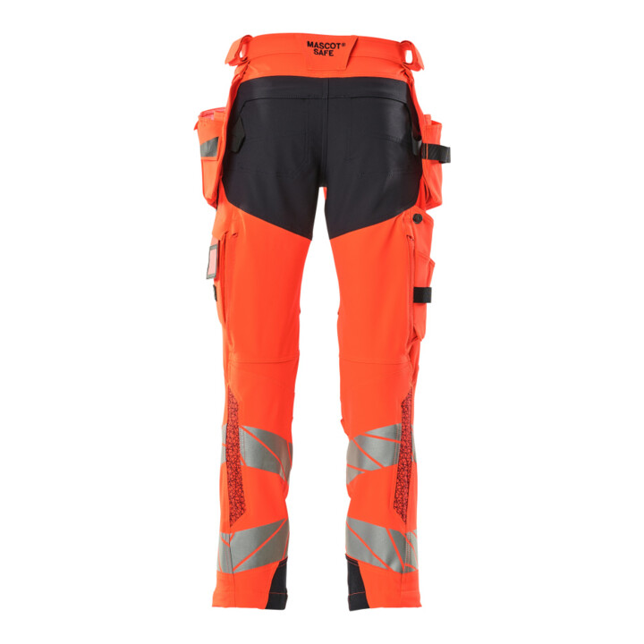 Mascot Hose ULTIMATE STRETCH 82C52 Hi-vis rot/schwarzblau