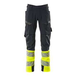 Mascot Hose ULTIMATE STRETCH 82C52 schwarzblau/hi-vis gelb