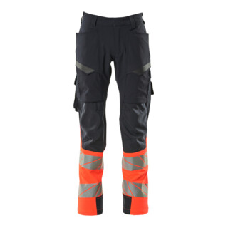 Mascot Hose ULTIMATE STRETCH 82C52 schwarzblau/hi-vis rot