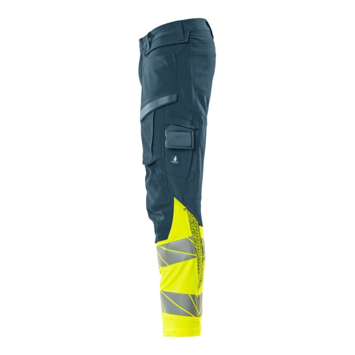 Mascot Hose ULTIMATE STRETCH 82C54 dunkelpetroleum hi-vis gelb