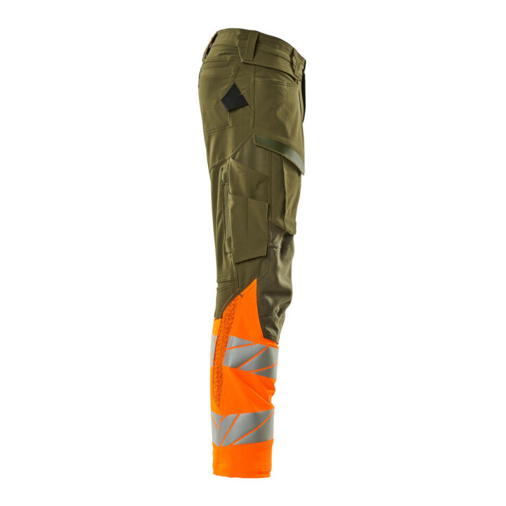 Mascot Hose ULTIMATE STRETCH 82C54 moosgrün/orange
