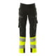 Mascot Hose ULTIMATE STRETCH 82C54 schwarz/hi-vis gelb Schenkeltaschen