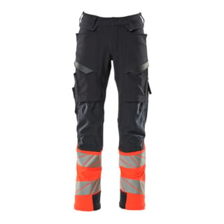 Mascot Hose ULTIMATE STRETCH 82C54 schwarzblau hi-vis rot