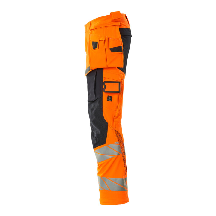 Mascot Hose ULTIMATE STRETCH 82C58 hi-vis orange/schwarzblau