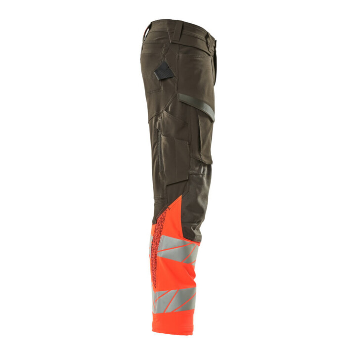 Mascot Hose ULTIMATE STRETCH 82C60 dunkelanthrazit hi-vis rot
