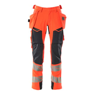 Mascot Hose ULTIMATE STRETCH 82C62 Hi-vis rot/schwarzblau