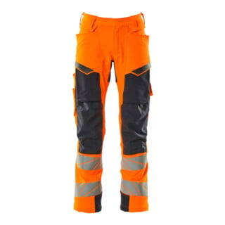 Mascot Hose ULTIMATE STRETCH 82C64 hi-vis orange schwarzblau