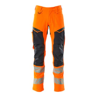 Mascot Hose ULTIMATE STRETCH 82C64 hi-vis orange/schwarzblau