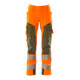 Mascot Hose ULTIMATE STRETCH 82C66 hi-vis orange/moosgrün