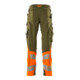 Mascot Hose ULTIMATE STRETCH 82C66 moosgrün/orange