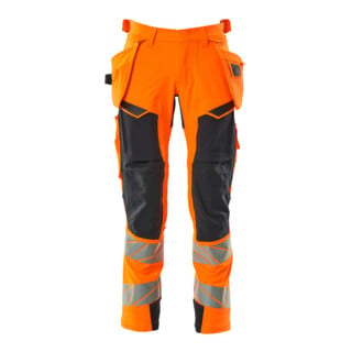 Mascot Hose ULTIMATE STRETCH 82C68 hi-vis orange schwarzblau