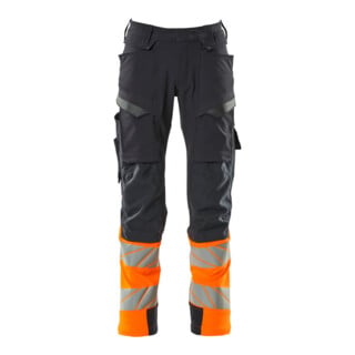 Mascot Hose ULTIMATE STRETCH 82C68 schwarzblau hi-vis orange
